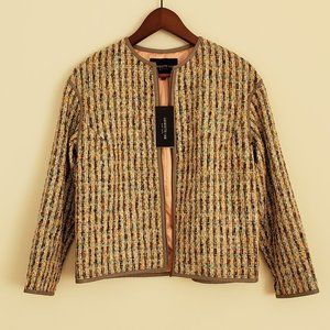 New - Lafayette 148 New York Zippered Jacket